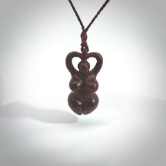 This medium sized Venus woman pendant is made from Red Jasper Stone. We've hand carved this piece for all the lovers out there. Free postage worldwide. Red Jasper Stone woman jewellery.