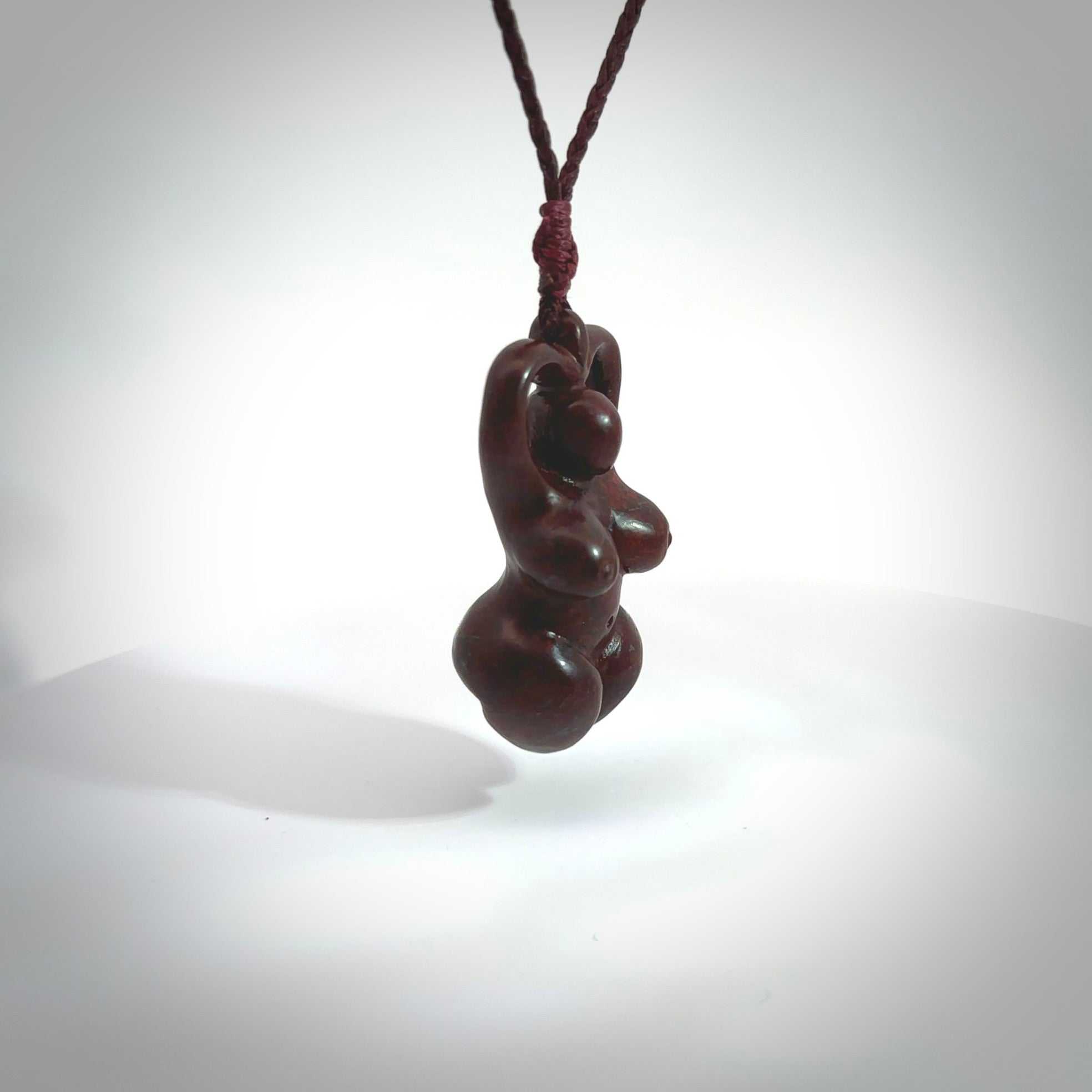 This medium sized Venus woman pendant is made from Red Jasper Stone. We've hand carved this piece for all the lovers out there. Free postage worldwide. Red Jasper Stone woman jewellery.