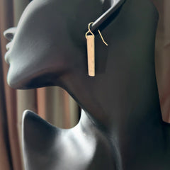 Hand carved medium whalebone drop earrings hand made by Kristal Thompson. One only large whale bone drop earrings. Real whale bone art to wear. Free Shipping worldwide. One pair only, delivered in a kete pouch.