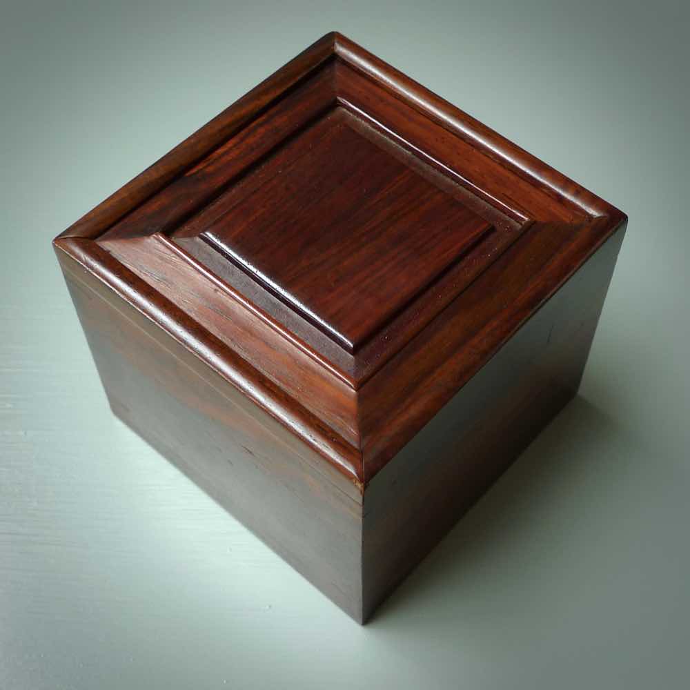 This shows the Rosewood Box that the jade bowl will be delivered in.